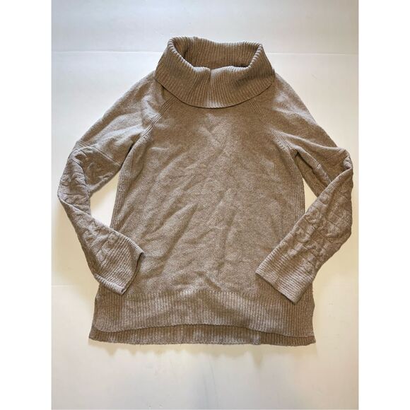Calvin Klein tan turtle neck pink sweater size‎ Small  women's A50 - Picture 1 of 7